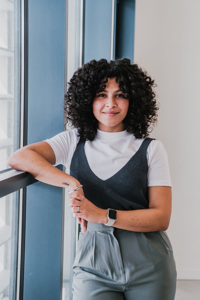 Cool Corporate Portrait of Female Professional in an Office